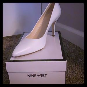 Nine West Classic White Pump